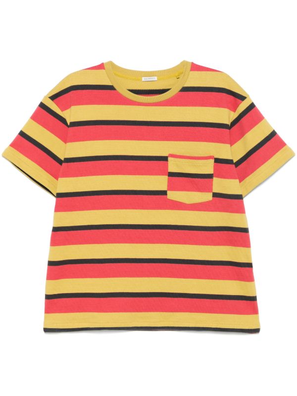 BODE Rec Stripe Pocket T-shirt | Browns T-Shirts