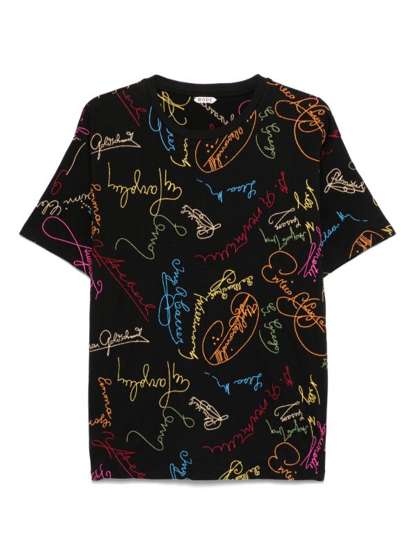 BODE Signature Scrawl T-shirt | Browns T-Shirts