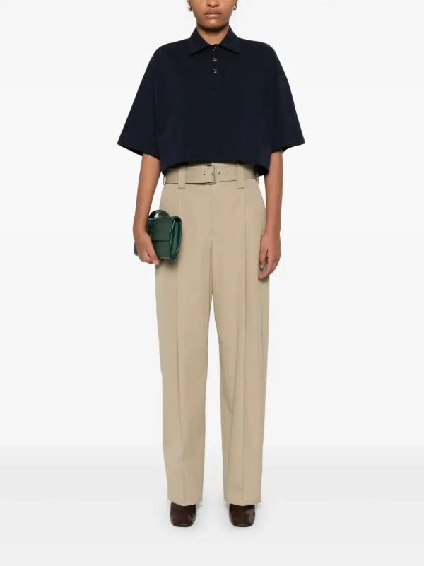 Bottega Veneta Belted Tailored Trousers | Browns Slacks