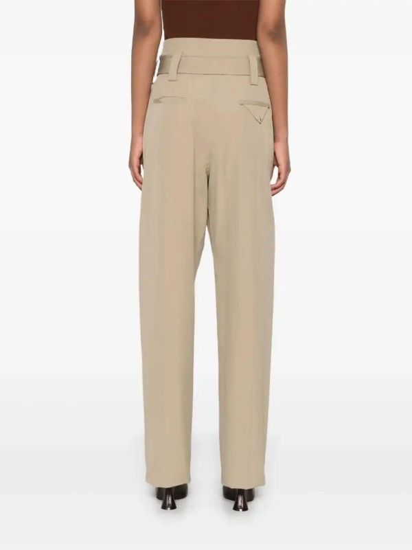 Bottega Veneta Belted Tailored Trousers | Browns Slacks