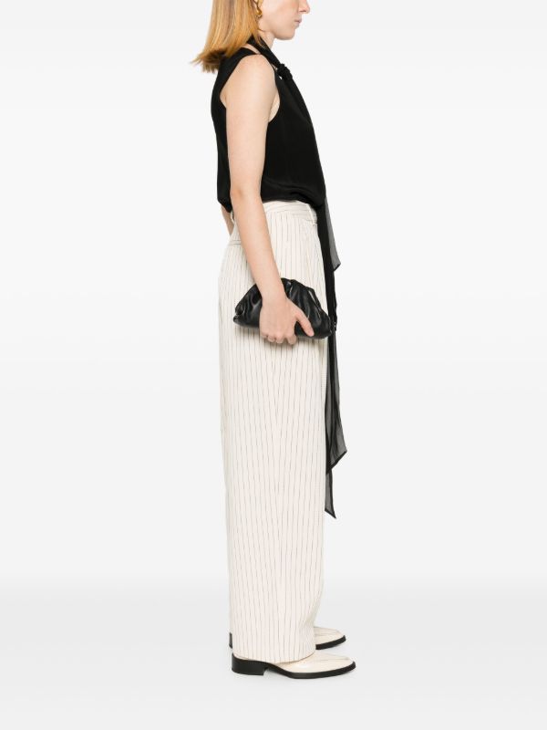 Bottega Veneta Black Mini Pouch Leather Clutch Bag | Browns Mini Bags