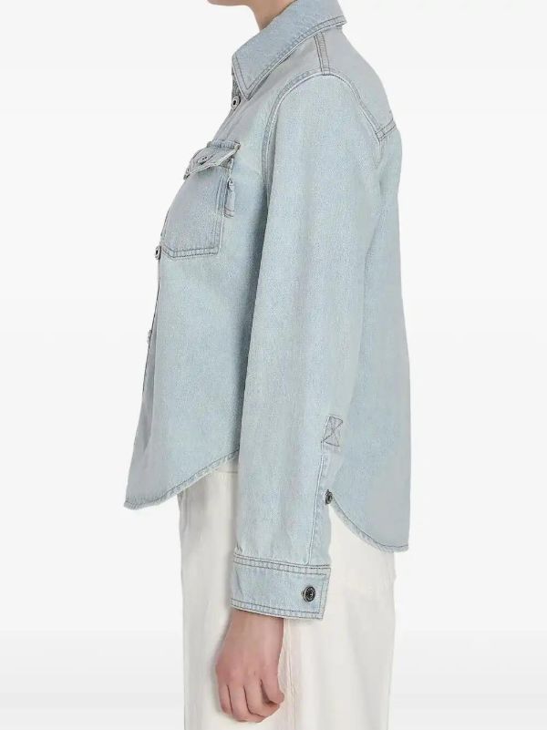 Bottega Veneta Bleached Denim Shirt | Browns Shirts