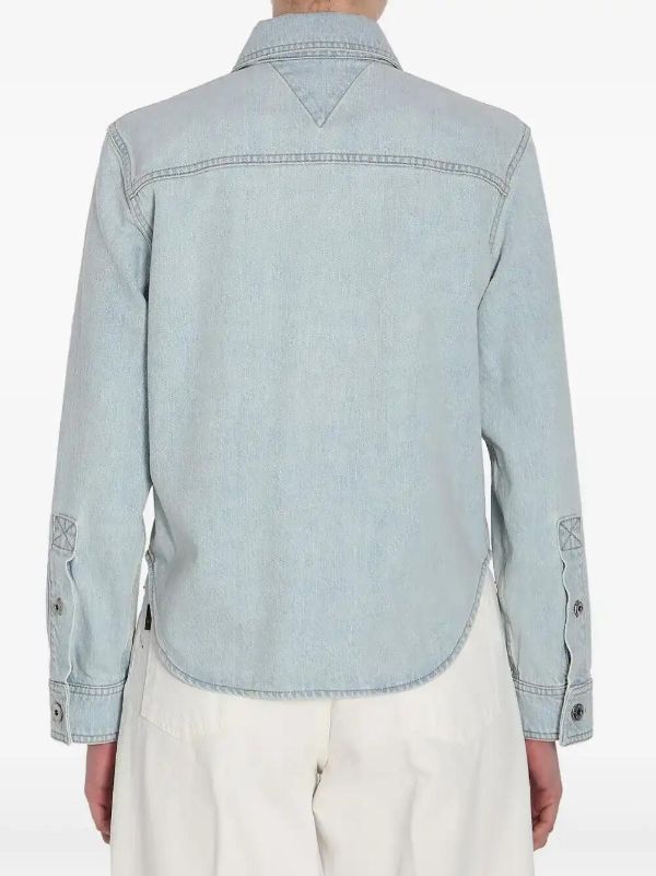 Bottega Veneta Bleached Denim Shirt | Browns Shirts