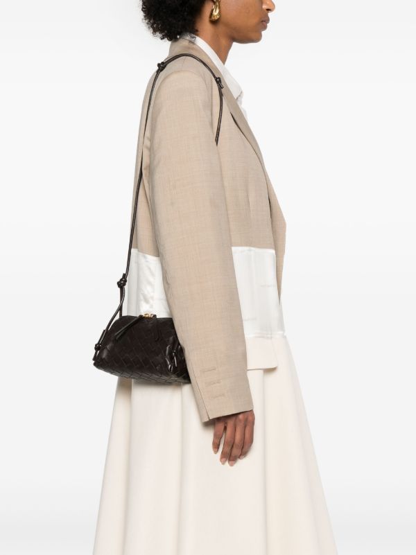 Bottega Veneta Brown Concert Leather Clutch Bag | Browns Clutch Bags