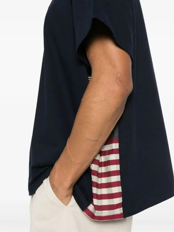 Bottega Veneta Check Insert Cotton T-shirt | Browns T-Shirts