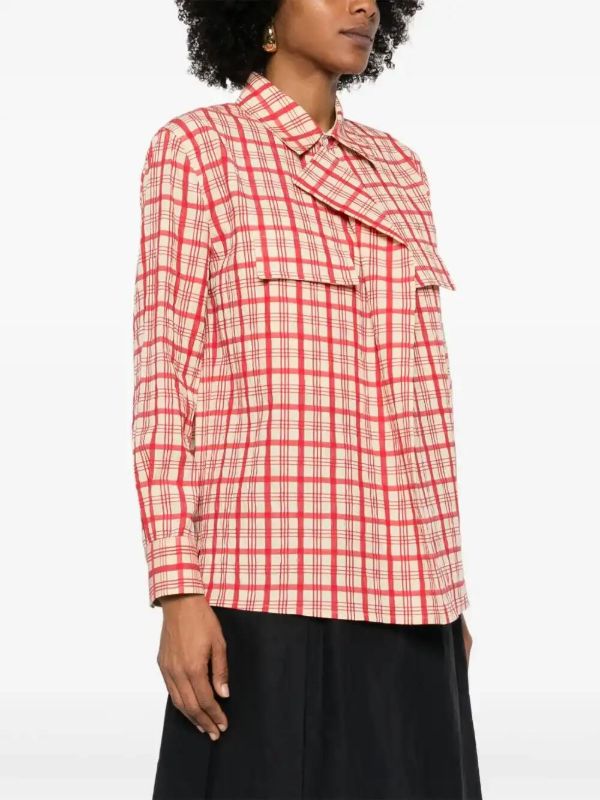 Bottega Veneta Checked Cotton Shirt | Browns Shirts