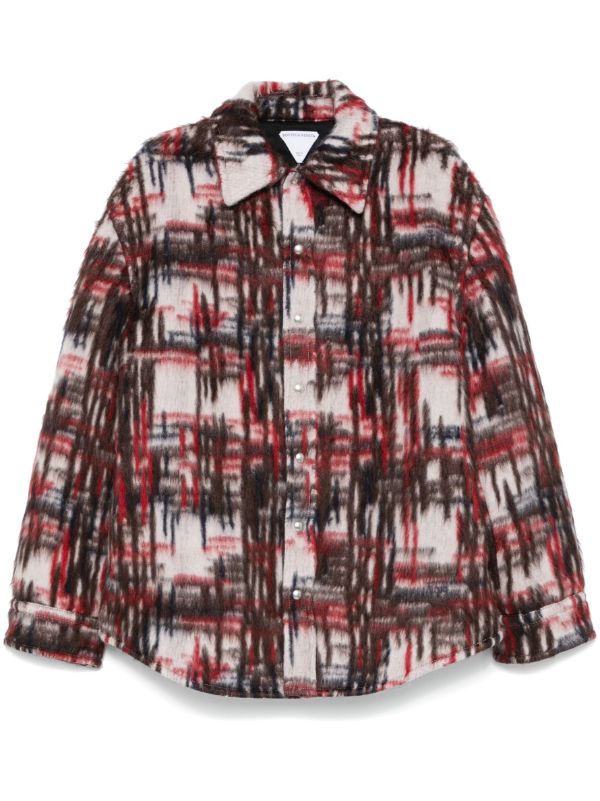 Bottega Veneta Checked Shirt Jacket | Browns Shirt Jackets