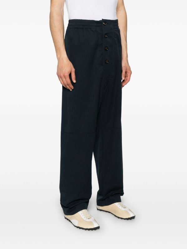 Bottega Veneta Cotton Trousers | Browns Tailored Pants