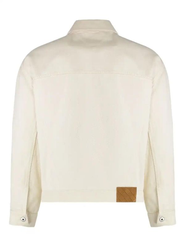 Bottega Veneta Cropped Denim Jacket | Browns Denim Jackets