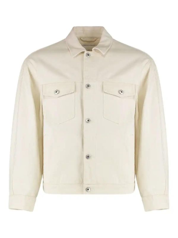 Bottega Veneta cropped denim jacket | Browns Denim Jackets