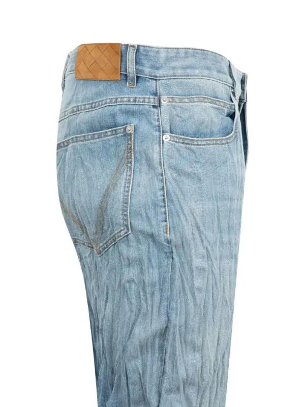 Bottega Veneta Crushed Jeans | Browns Regular & Straight-Leg Jeans