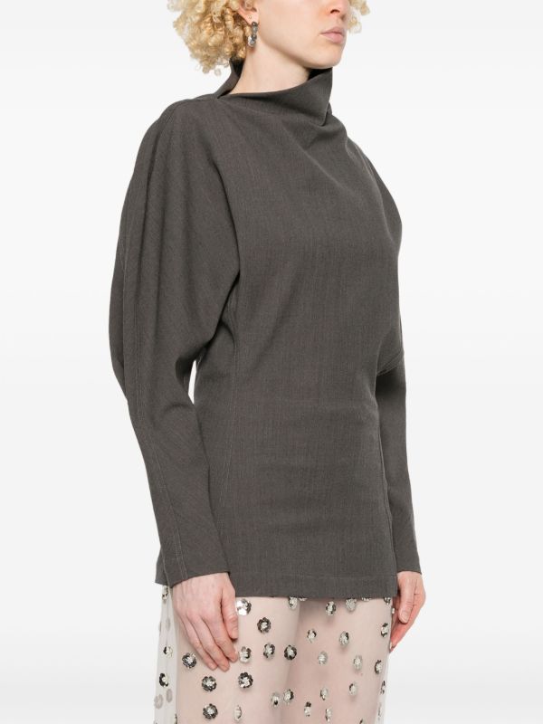 Bottega Veneta Draped-Neck T-Shirt | Browns T-Shirts & Jersey Shirts