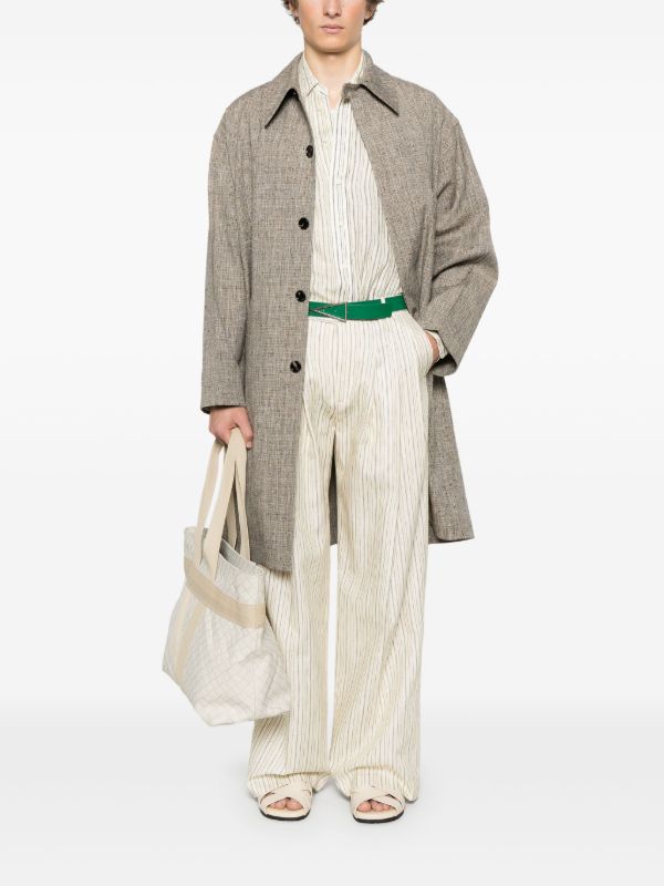 Bottega Veneta Fleck Coat | Browns Single Breasted Coats