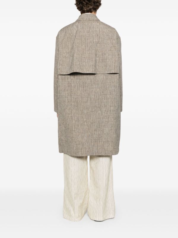 Bottega Veneta Fleck Coat | Browns Single Breasted Coats