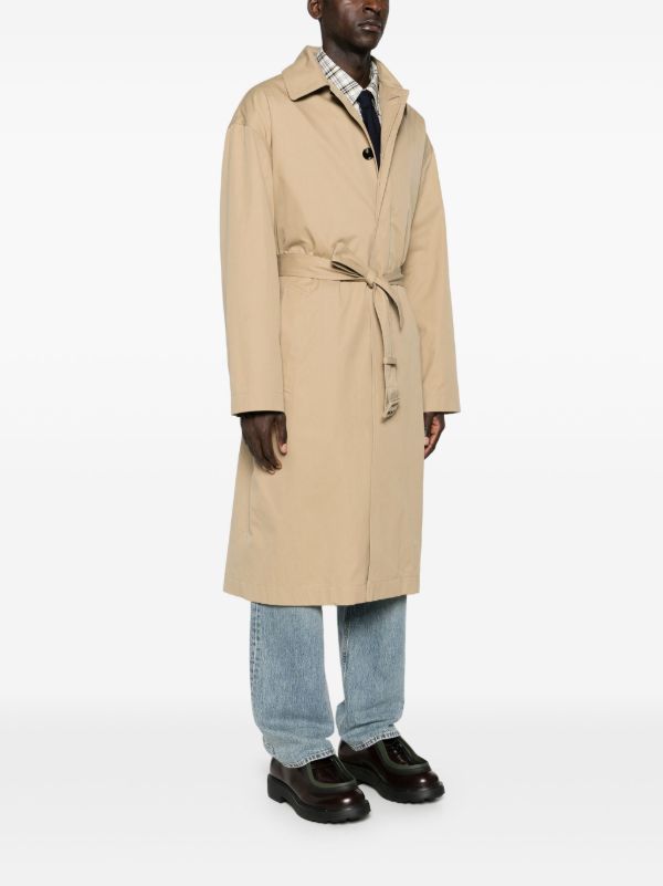 Bottega Veneta Neutral Belted Cotton Trench Coat | Browns Trench Coats & Raincoats