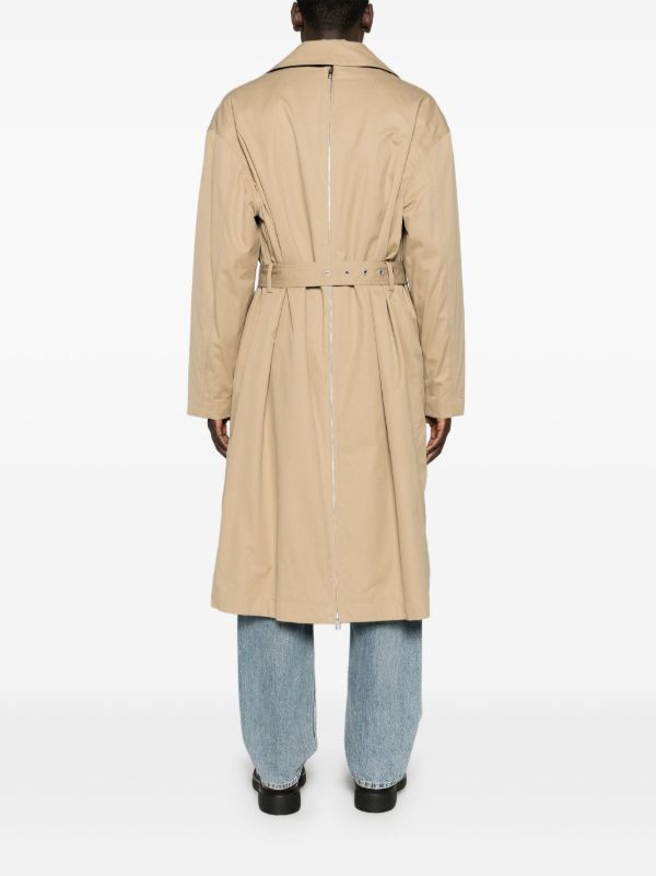 Bottega Veneta Neutral Belted Cotton Trench Coat | Browns Trench Coats & Raincoats