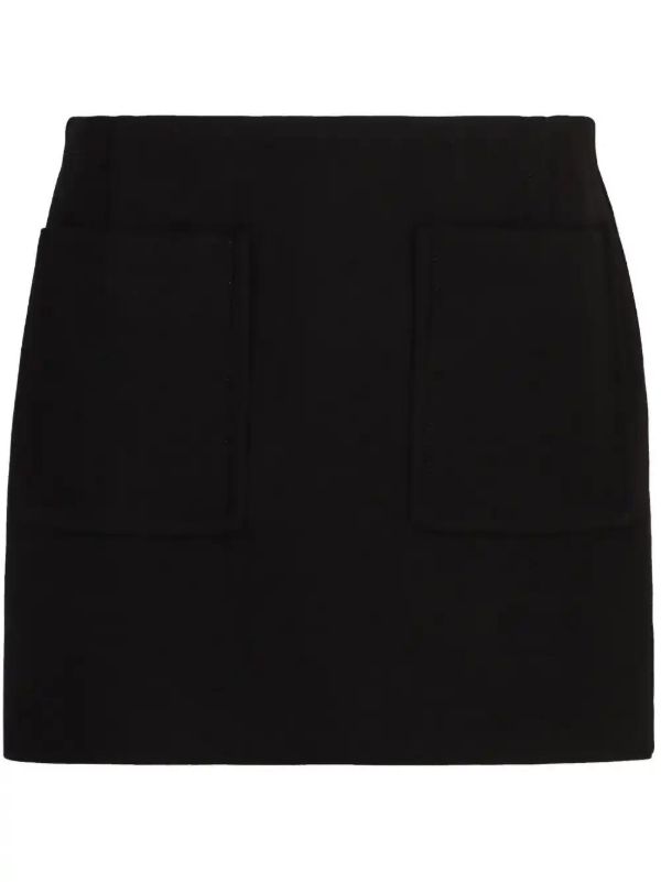 Bottega Veneta Patch-Pocket Mini Skirt | Browns Straight Skirts