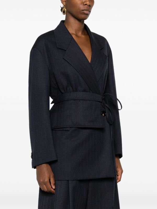 Bottega Veneta Striped Wool Blazer | Browns Blazers