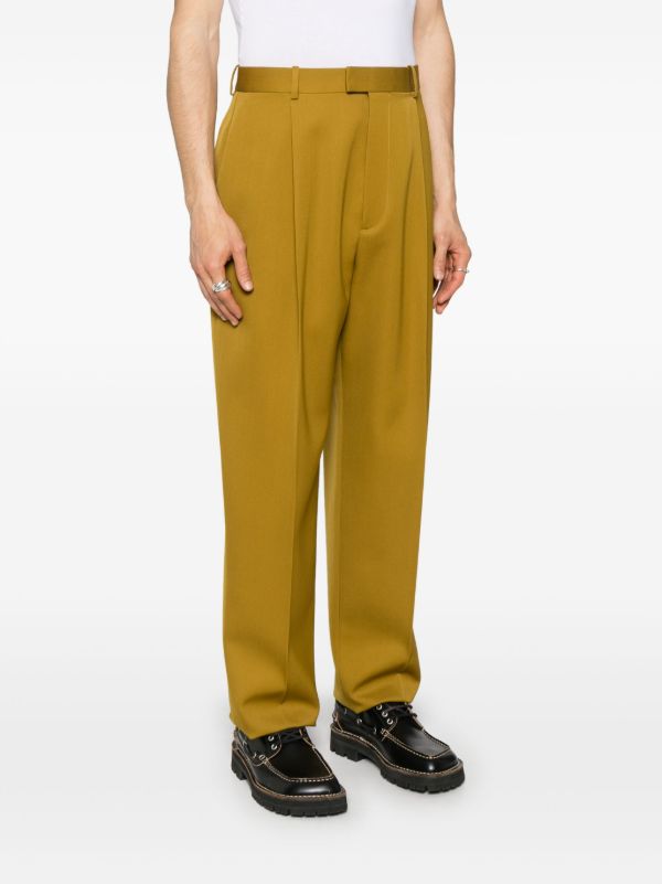 Bottega Veneta Wool Grain-De-Poudre Trousers | Browns Tailored Pants