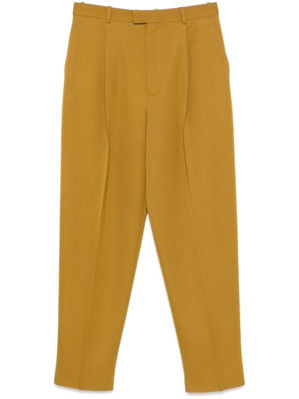 Bottega Veneta Wool Grain-De-Poudre Trousers | Browns Tailored Pants