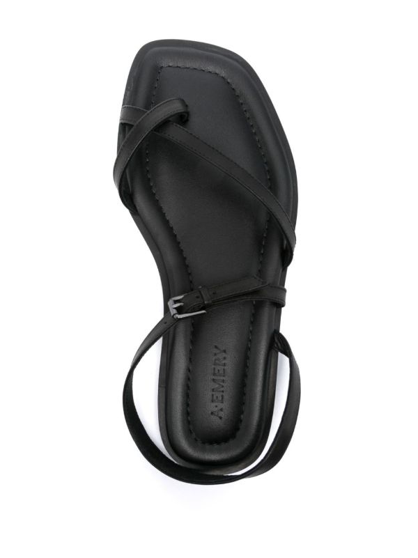 A.EMERY Black Lucia Sandals | Browns Sandals