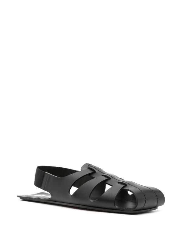 Alaïa Folded Flat Sandals | Browns Sandals