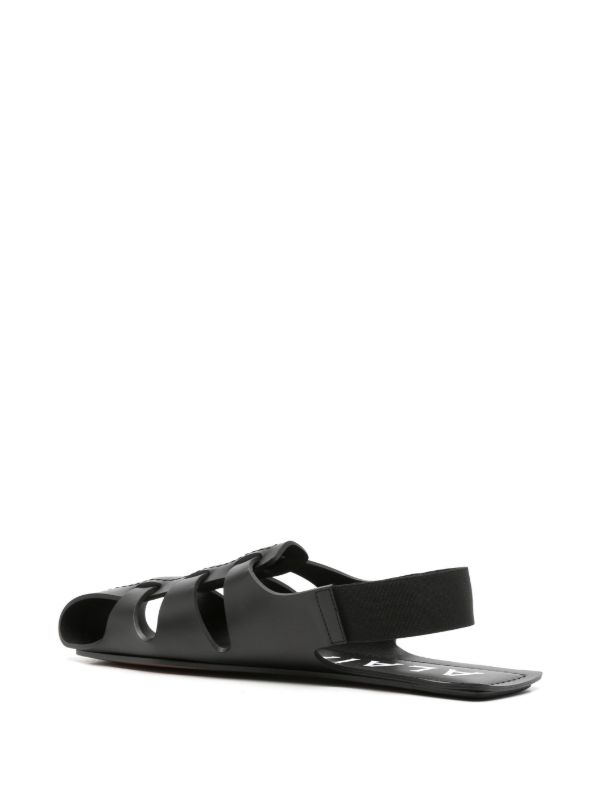 Alaïa Folded Flat Sandals | Browns Sandals