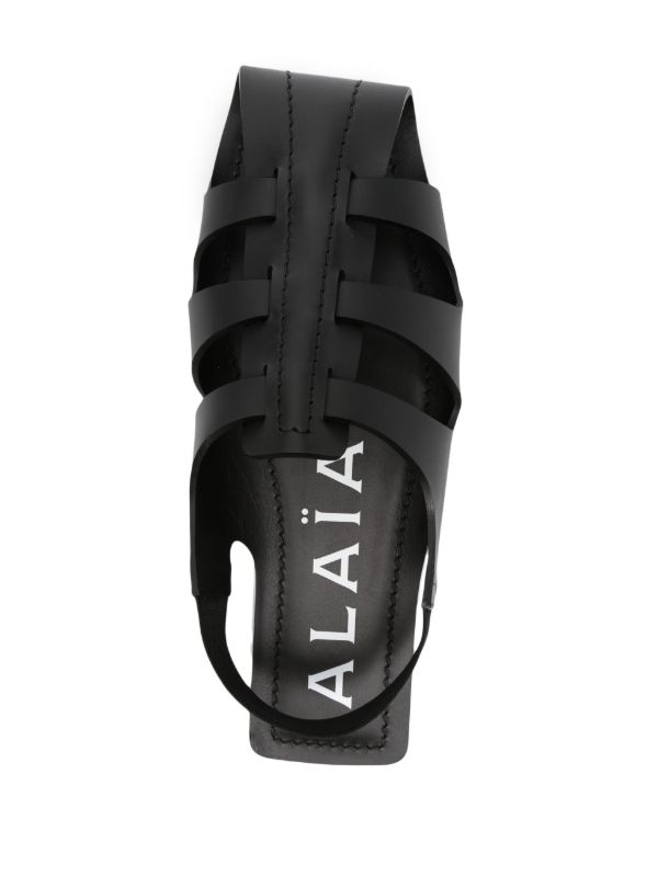 Alaïa Folded Flat Sandals | Browns Sandals