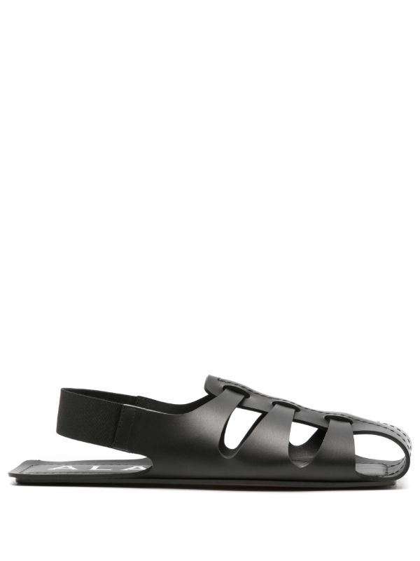 Alaïa Folded flat sandals | Browns Sandals