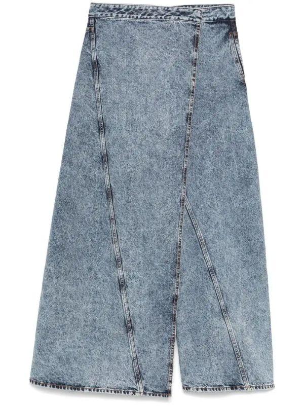 Alaïa wrap jeans | Browns Wide-Leg Jeans