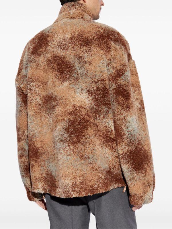 Alexander McQueen Brown Fleece Jacket