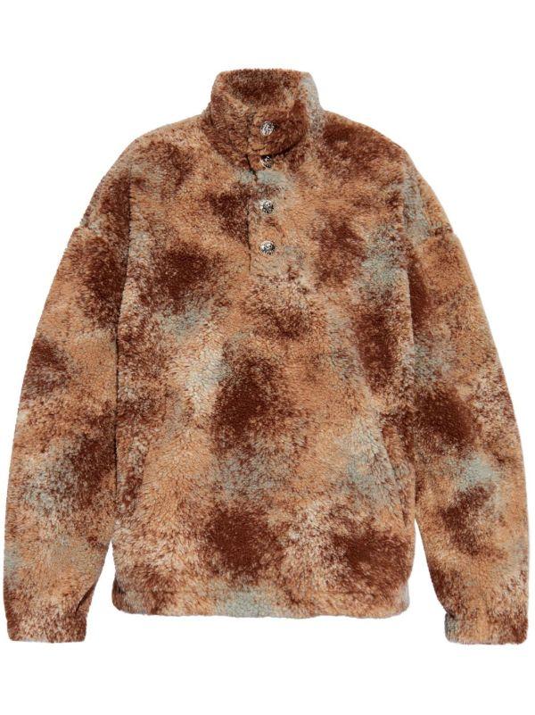 Alexander McQueen Brown Fleece Jacket