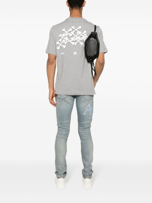 AMIRI Bones Stacked T-Shirt | Browns T-Shirts