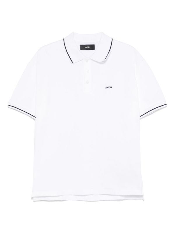 AMIRI cotton polo shirt | Browns Polo Shirts