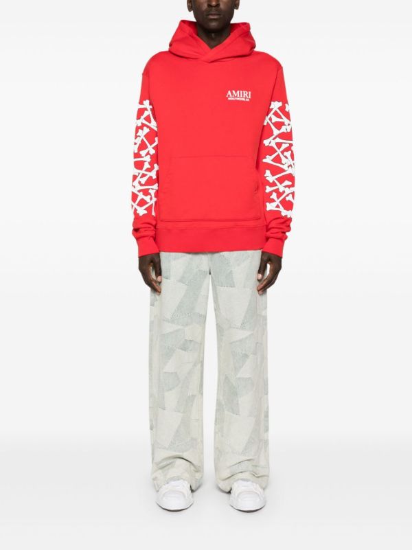 AMIRI Red Bones Hoodie | Browns Hoodies