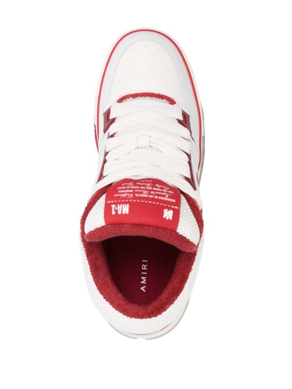 AMIRI Red MA-1 Sneakers | Browns Low-Tops