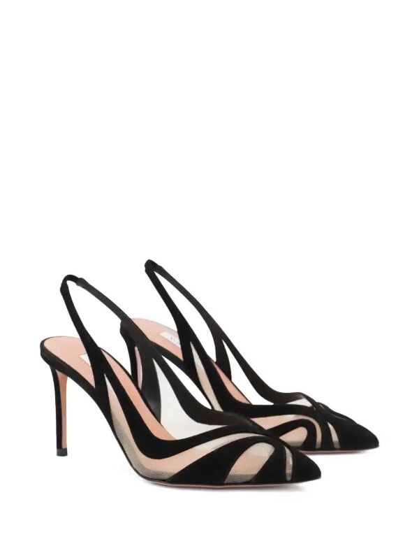 Aquazzura 85mm Lune Pumps | Browns Pumps