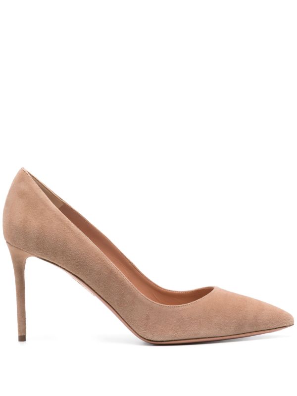 Aquazzura Neutral Purist Pumps | Browns Pumps