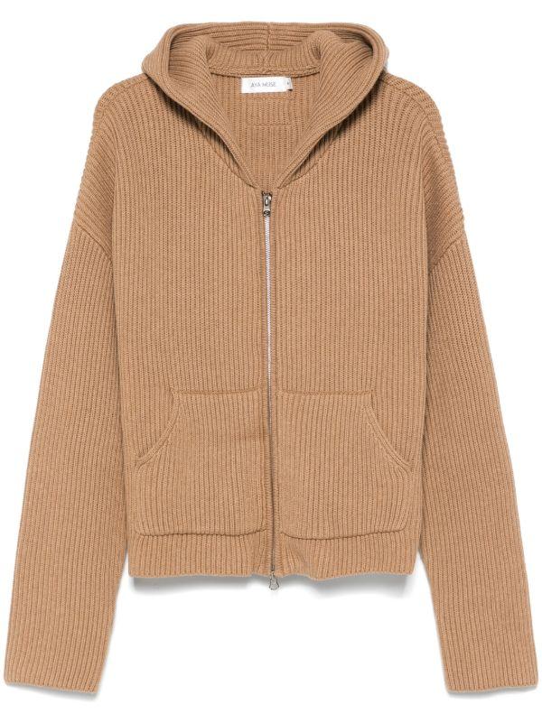 Aya Muse ribbed hoodie | Browns Cardigans