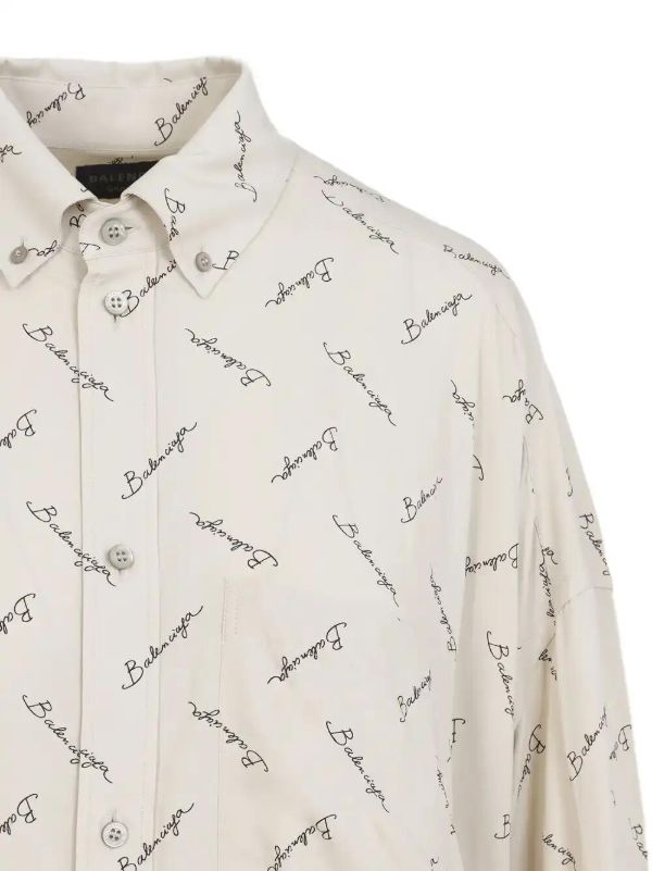 Balenciaga Printed Shirt | Browns Shirts