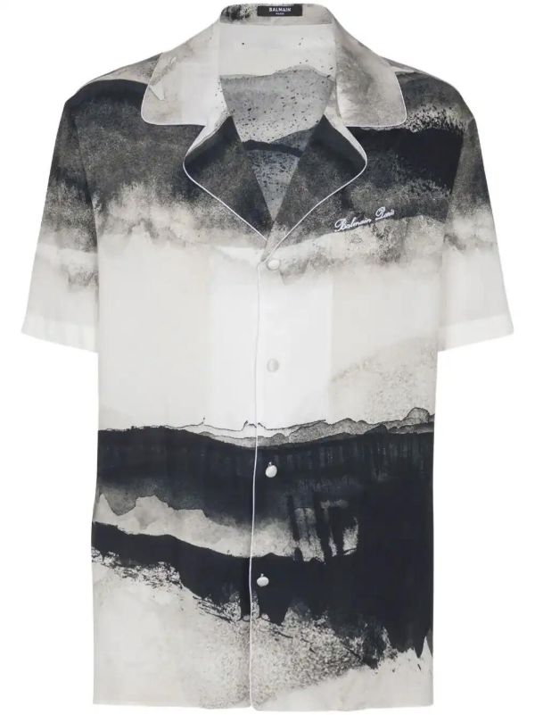 Balmain Moon-print shirt | Browns Shirts