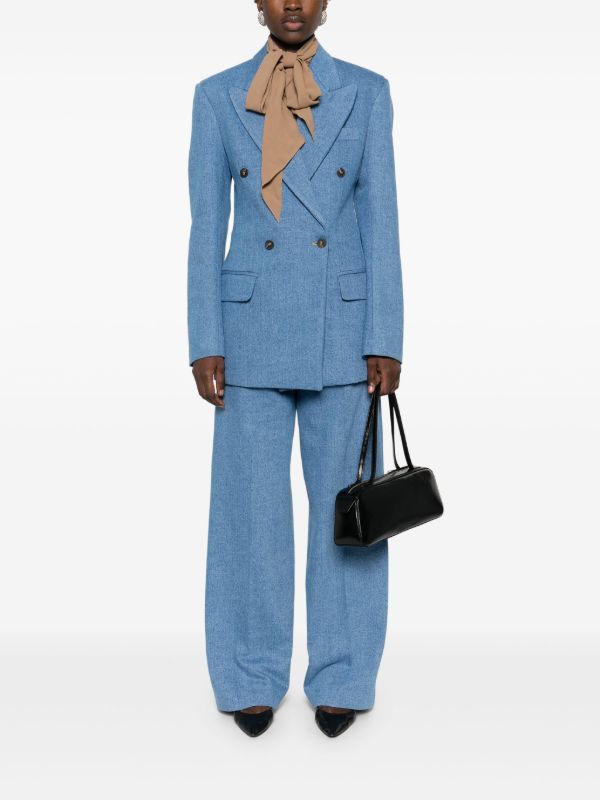 BETTTER Blue Cotton Blazer | Browns Blazers