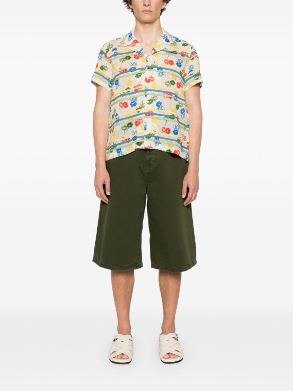 BODE Flower Stamp Shirt | Browns Shirts