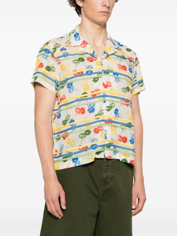 BODE Flower Stamp Shirt | Browns Shirts