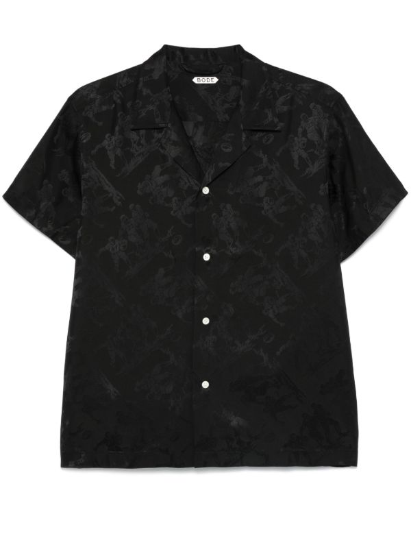 BODE Football Jacquard Shirt | Browns Shirts
