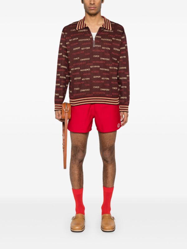 BODE Red Spring Shorts | Browns Deck Shorts