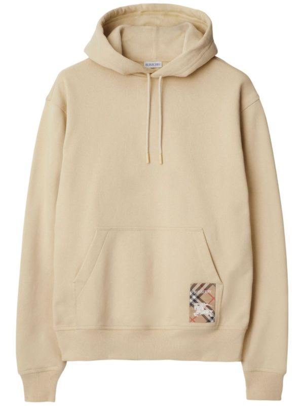 Burberry check-patch hoodie | Browns Hoodies