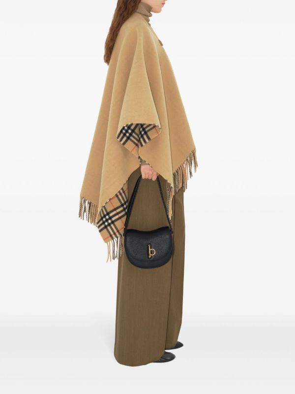 Burberry Check Wool Cape | Browns Capes