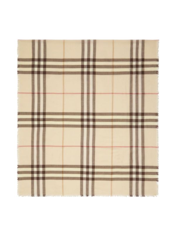 Burberry Check Wool Scarf | Browns Scarves