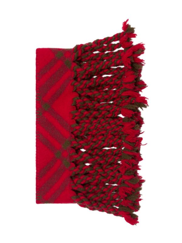 Burberry Check Wool Scarf | Browns Scarves